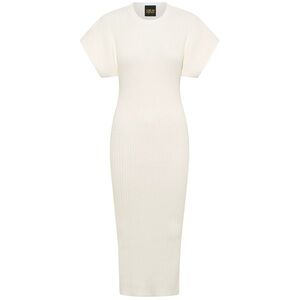 IDFY Column Knit Dress - Off White